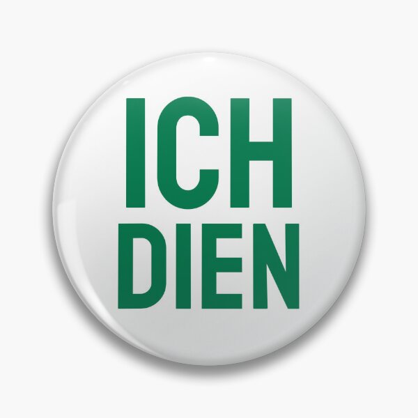 Item preview, Ich Dien green designed and sold by VRedBaller.