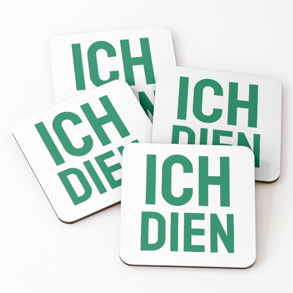 Item preview, Ich Dien green designed and sold by VRedBaller.