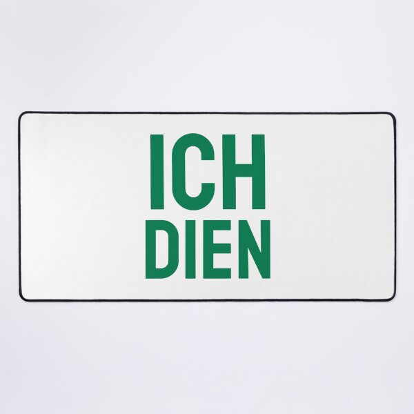 Item preview, Ich Dien green designed and sold by VRedBaller.