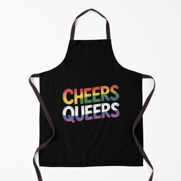 Item preview, Cheers Queers Straight Ally LGBTQ Gay Pride Month Men Women designed and sold by FadeOfThrone.