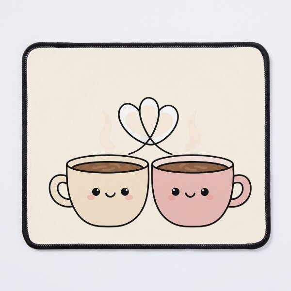 Item preview, Cute Coffee Couple – Coffee Love designed and sold by Y-MOONSTAR.