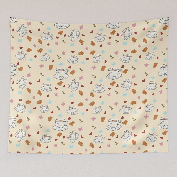 Item preview, Chai Tea and Biscuits Pattern – Cozy Cute Tea Lover Design designed and sold by DesignJiggy.