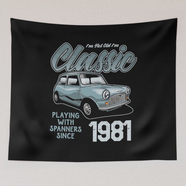 Item preview, I'm Not Old I'm Classic Car Vintage Born In 1981 designed and sold by JRRTs.