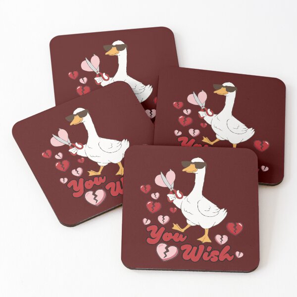 Item preview, You Wish Valentine Silly Goose Heart Breaker Boy Valentines Day  designed and sold by Forevermore.