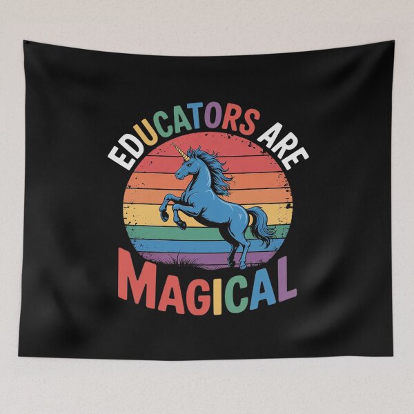 Item preview, Educators Are Magical - Rainbow Unicorn, Gay Teacher, Queer designed and sold by FadeOfThrone.