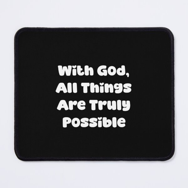 Item preview, With God, All Things Are Truly Possible designed and sold by Jason123za.