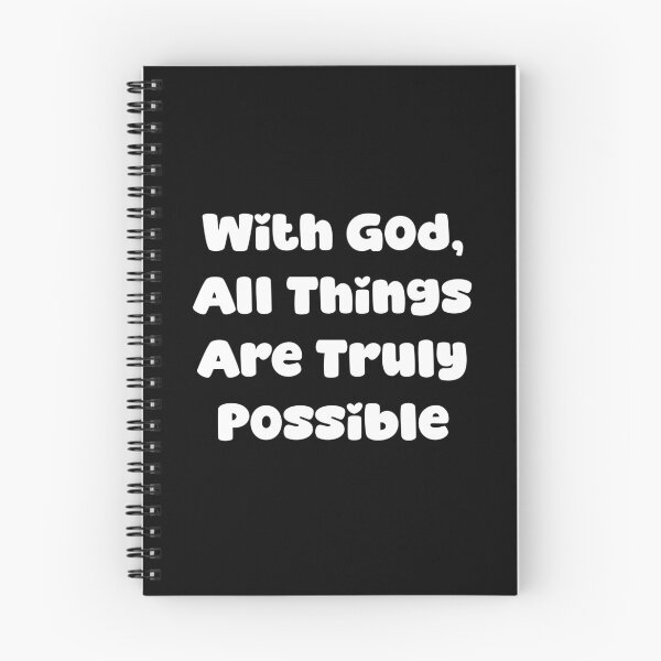 Item preview, With God, All Things Are Truly Possible designed and sold by Jason123za.