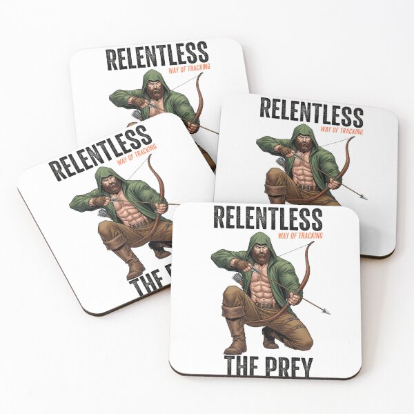 Item preview, Relentless Way of Tracking – Fierce Hunter Archer Illustration designed and sold by C3J7.