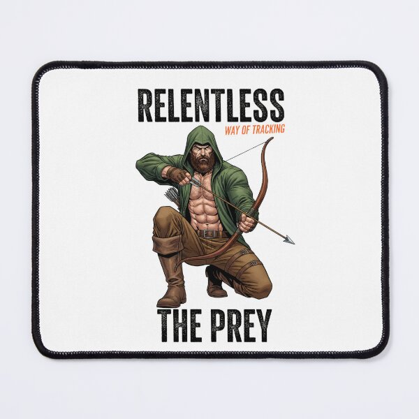 Item preview, Relentless Way of Tracking – Fierce Hunter Archer Illustration designed and sold by C3J7.