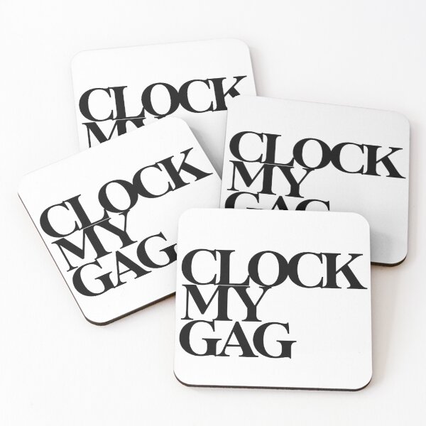 Item preview, CLOCK MY GAG  designed and sold by wheezyprint.