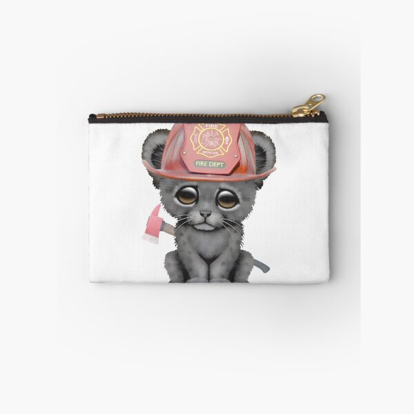 Item preview, Cute Black Panther Cub Firefighterpng, Merch By Amazon, Redbubble, Teepublic, Limited Edition, Perf designed and sold by BooZooBoutique.