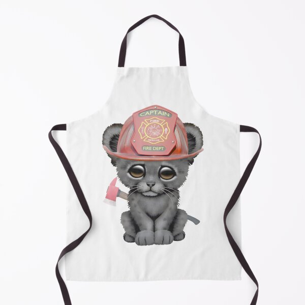 Item preview, Cute Black Panther Cub Firefighterpng, Merch By Amazon, Redbubble, Teepublic, Limited Edition, Perf designed and sold by BooZooBoutique.