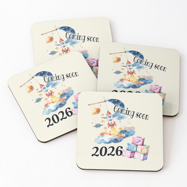 Item preview, Announcing pregnancy in 2026, mission baby designed and sold by LiskoDesign.