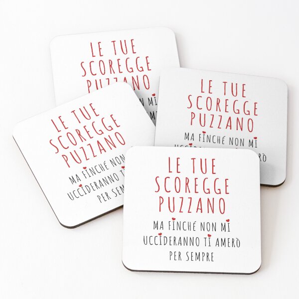 Item preview, Valentine Mug in Italian – Funny Love Quote “Le Tue Scoregge Puzzano” – Romantic & Humorous Gift for Couples designed and sold by JoseFrancese.