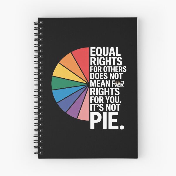 Item preview, Equal Rights Pie Pride Rainbow Gay Lesbian Queer CSD LGBTQ+ designed and sold by MarryIsMonth.