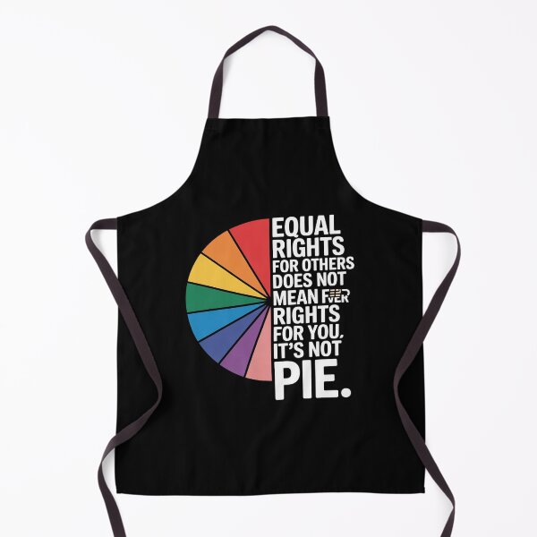 Item preview, Equal Rights Pie Pride Rainbow Gay Lesbian Queer CSD LGBTQ+ designed and sold by MarryIsMonth.