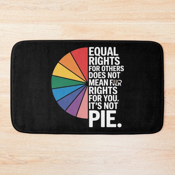 Item preview, Equal Rights Pie Pride Rainbow Gay Lesbian Queer CSD LGBTQ+ designed and sold by MarryIsMonth.