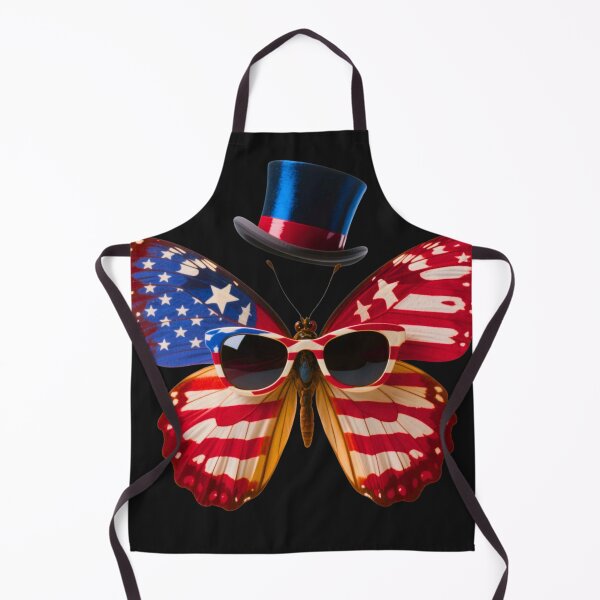 Item preview, Cool Uncle Sam Butterfly - Retro USA Patriotic Aesthetic- Independence Day Vibes designed and sold by fantasy.world.