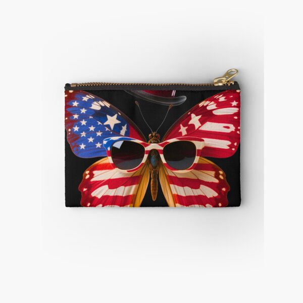 Item preview, Cool Uncle Sam Butterfly - Retro USA Patriotic Aesthetic- Independence Day Vibes designed and sold by fantasy.world.