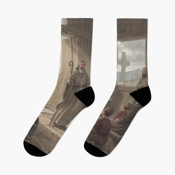 Item preview, Saint Mungo evangelizing the kingdom of Strathclyde designed and sold by jefboutique6150.