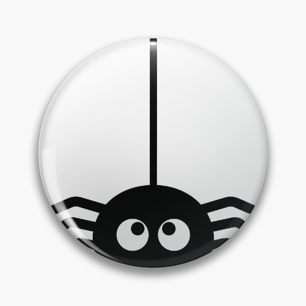 Item preview,  A tiny, cute black spider spun its web and glanced upwards. designed and sold by Nengsang.