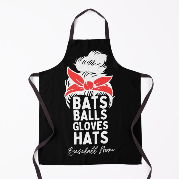 Item preview, Baseball Mom Life - Messy Bun Red Bandana Bats Balls Gloves Hats designed and sold by CulDeSacCreate.