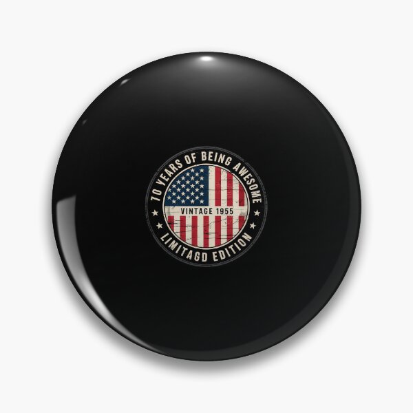 Item preview, 70th Birthday 1955 American Flag designed and sold by SyntaxClaw.