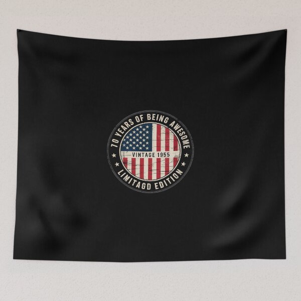 Item preview, 70th Birthday 1955 American Flag designed and sold by SyntaxClaw.