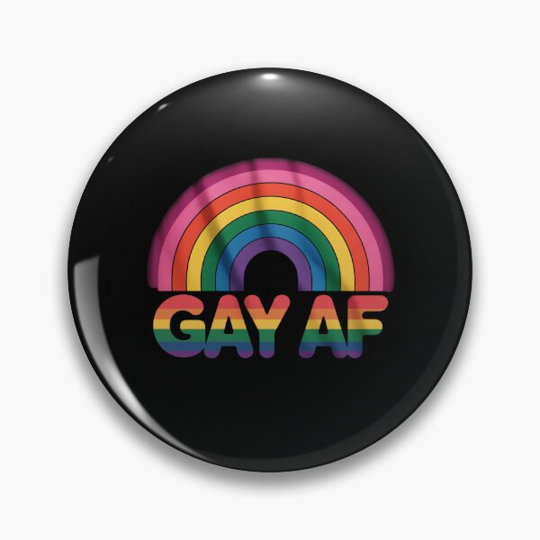Item preview, LGBTQ Pride Gay AF Rainbow Flag Queer designed and sold by MarryIsMonth.