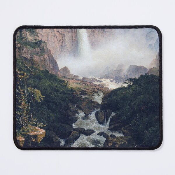 Item preview, The Fall of Tequendama, Near Bogotá, New Granada (1854) – Frederic Edwin Church designed and sold by Art Outlaws.