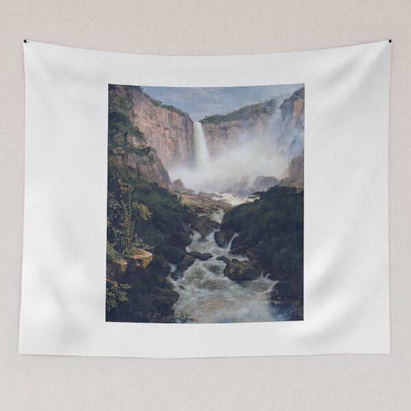 Item preview, The Fall of Tequendama, Near Bogotá, New Granada (1854) – Frederic Edwin Church designed and sold by Art Outlaws.