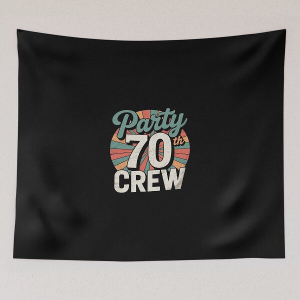 Item preview, 70th Party Crew Birthday Squad 70 Year Old Birthday designed and sold by SyntaxClaw.
