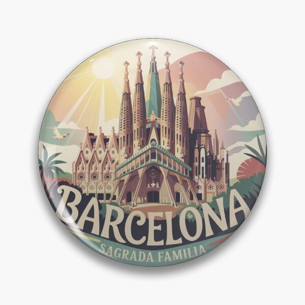 Item preview, Barcelona Sagrada Familia - Circular Travel Gaudí Architecture Art designed and sold by CircinusStore.