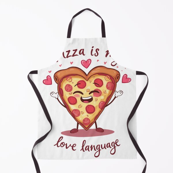 Item preview, Pizza Is My Love Language Cute Heart Pizza Illustration designed and sold by ULTIMATE CREATIONS.
