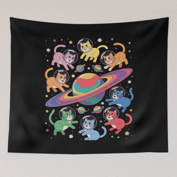 Item preview, Gay Cats In Space Rainbow Ally Pride Month Lgbt designed and sold by FadeOfThrone.