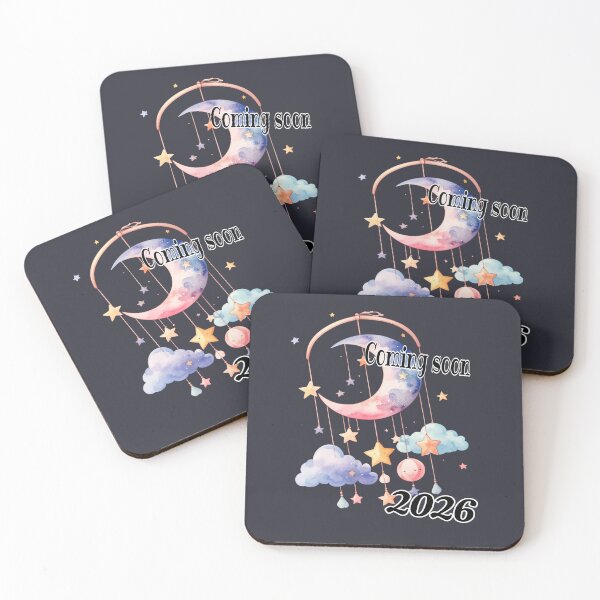 Item preview, Pregnancy announcement 2026 Sky Mobile watercolor designed and sold by LiskoDesign.