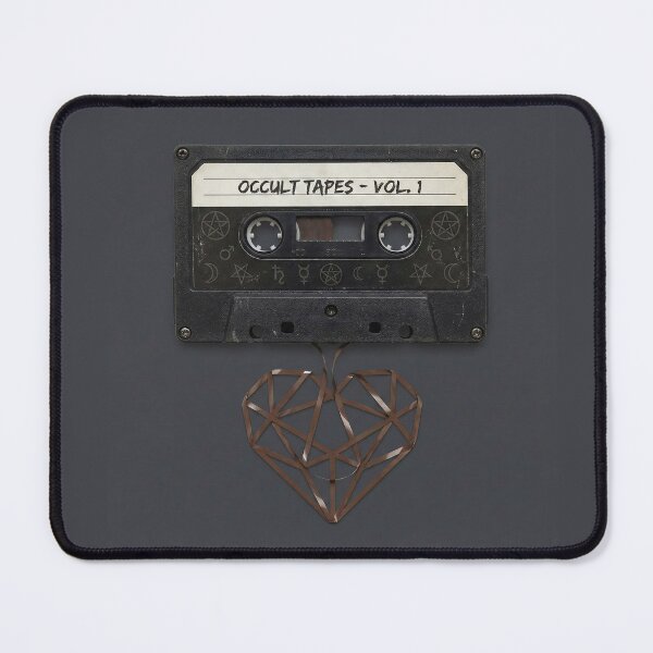 Item preview, Occult Tapes Vintage Goth Cassette Tape Heart designed and sold by OneMillionSpot.