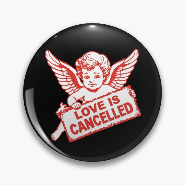 Item preview, Cupid sitting with a protest sign saying “Love Is Cancelled” 4 designed and sold by Neon G.