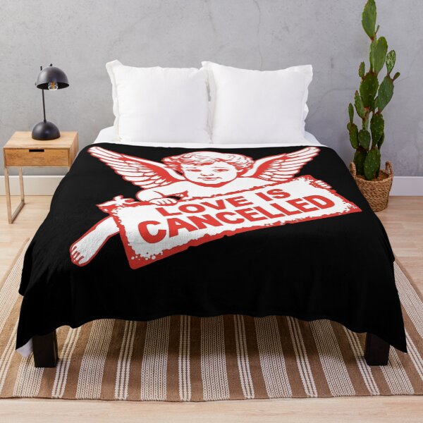 Item preview, Cupid sitting with a protest sign saying “Love Is Cancelled” 4 designed and sold by Neon G.