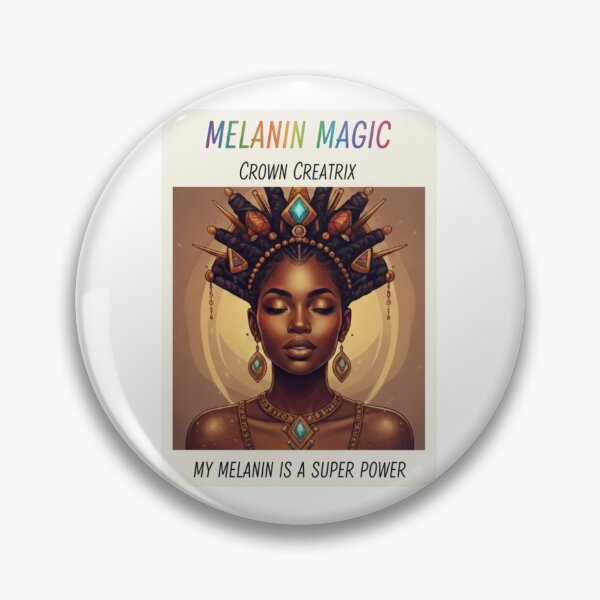 Item preview, Brown Sugar Melanated Woman  Crowned Jeweled Hair designed and sold by soulwisdommovement.
