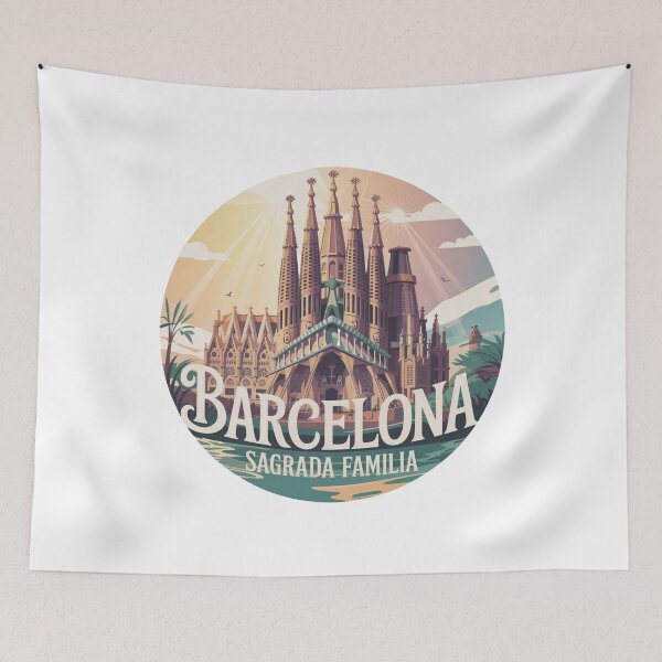 Item preview, Barcelona Sagrada Familia - Circular Travel Gaudí Architecture Art 3 designed and sold by CircinusStore.