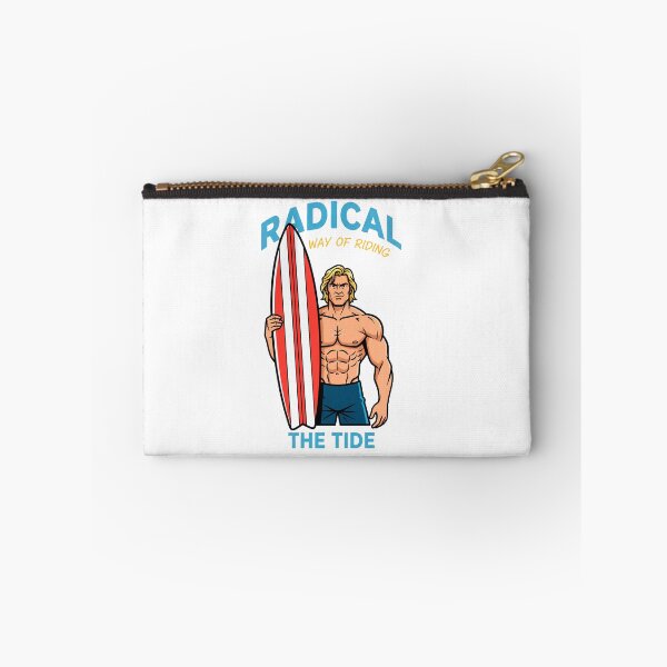 Item preview, Radical Way of Riding the Tide – Bold Surfer Strength Illustration designed and sold by C3J7.