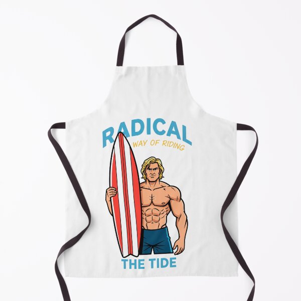 Item preview, Radical Way of Riding the Tide – Bold Surfer Strength Illustration designed and sold by C3J7.