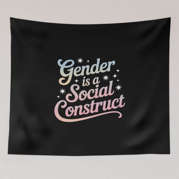 Item preview, Gender Is A Social Construct Transgender Non-Binary Queer designed and sold by MarryIsMonth.