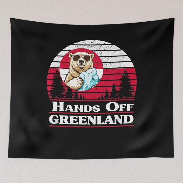 Item preview,  Hands Off Greenland, Greenland Is Not For Sale | Hands Off Greenlad | Yankee Go Home | Anti Trump | Greenland Protest designed and sold by waikibi ⭐⭐⭐⭐⭐.
