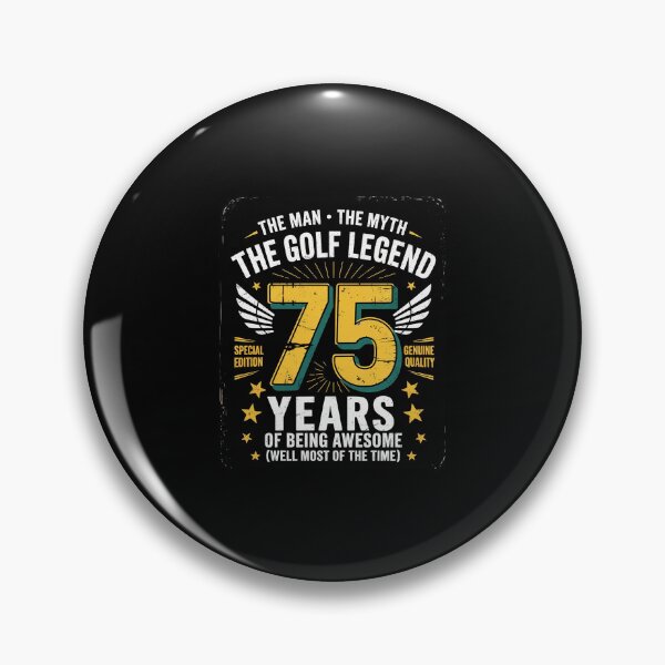 Item preview, 75th Birthday Golf Player 75 Years Old Golfer3 designed and sold by SyntaxClaw.