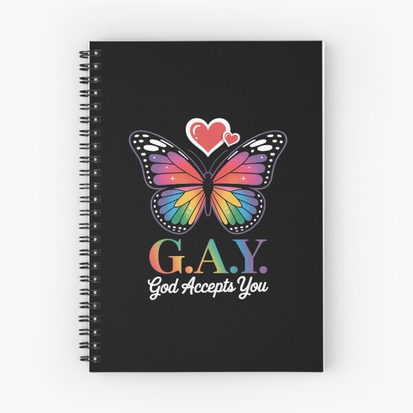 Item preview, God Accepts You Butterfly Rainbow LGBTQ Gay Pride Awareness designed and sold by FadeOfThrone.