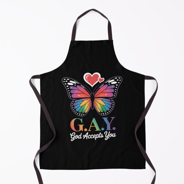 Item preview, God Accepts You Butterfly Rainbow LGBTQ Gay Pride Awareness designed and sold by FadeOfThrone.