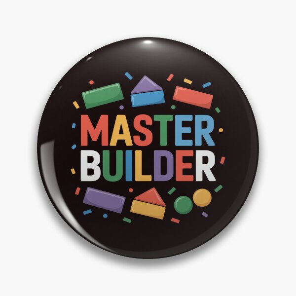 Item preview, Master Builder Kids Building Blocks Brick Builder designed and sold by MichaelStalkas.