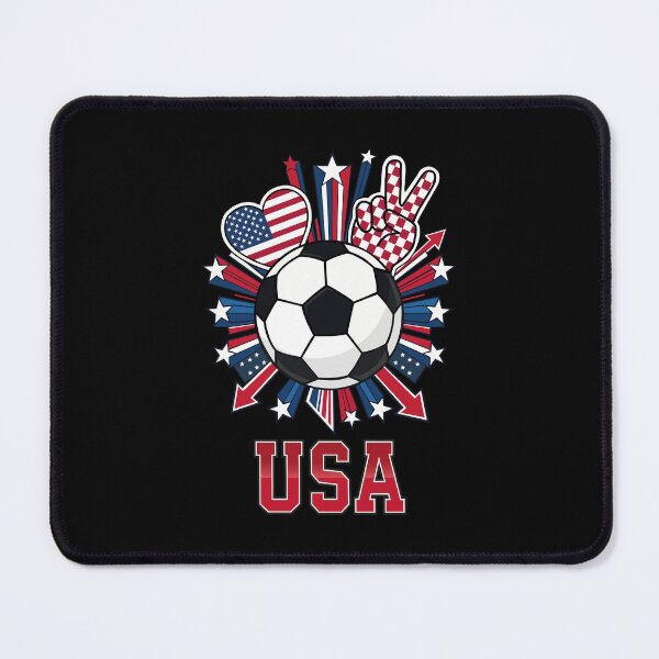 Item preview, Patriotic Soccer Art Tee - USA Pride Design designed and sold by Colorful Designs.